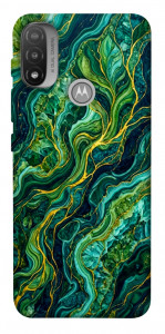 Чехол Forest marble для Motorola Moto E20