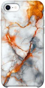 Чехол Lava marble для iPhone SE (2020)