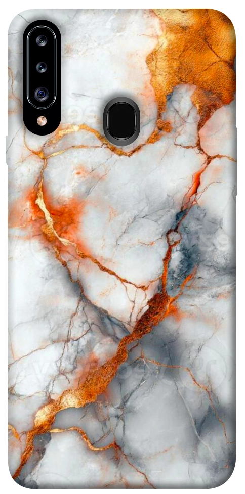 Чехол Lava marble для Galaxy A20s (2019)