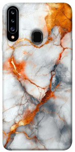 Чохол Lava marble для Galaxy A20s (2019)