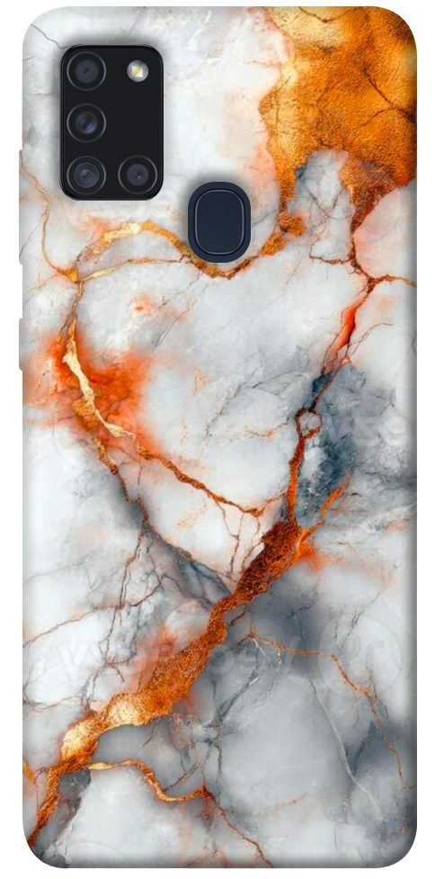 Чехол Lava marble для Galaxy A21s (2020)