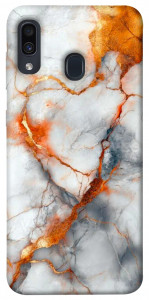 Чехол Lava marble для Samsung Galaxy A20 A205F