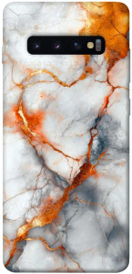 Чехол Lava marble для Galaxy S10 Plus (2019)