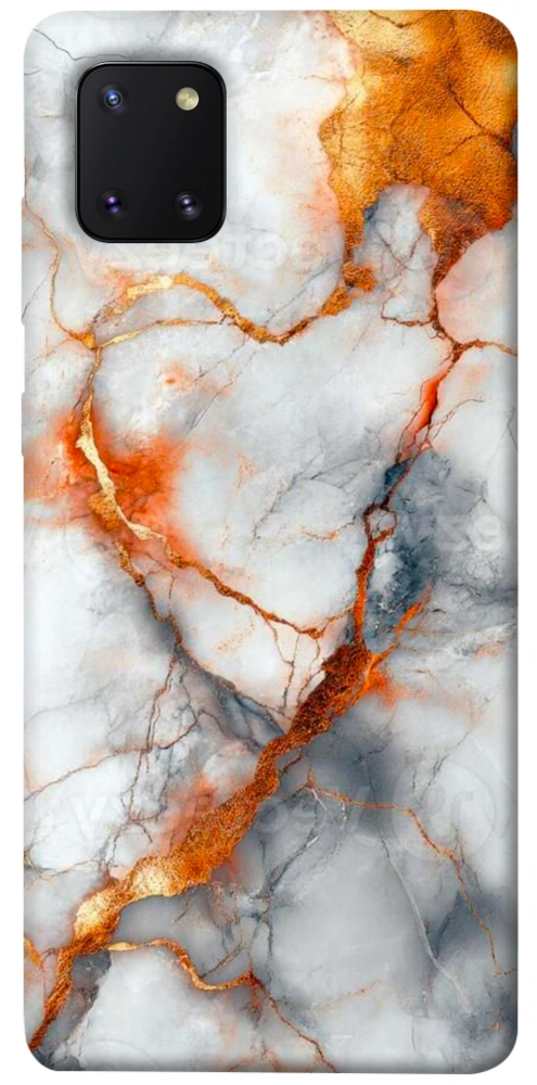 Чехол Lava marble для Galaxy Note 10 Lite (2020)