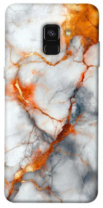 Чехол Lava marble для Galaxy A8 (2018)