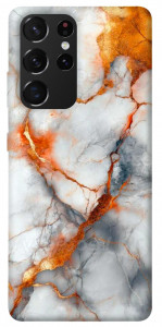 Чехол Lava marble для Galaxy S21 Ultra