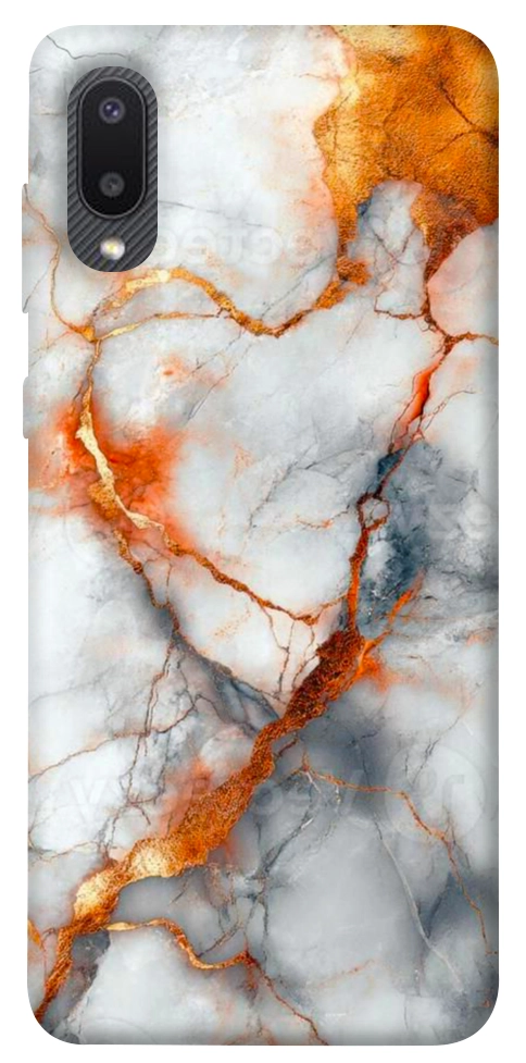 Чехол Lava marble для Galaxy A02