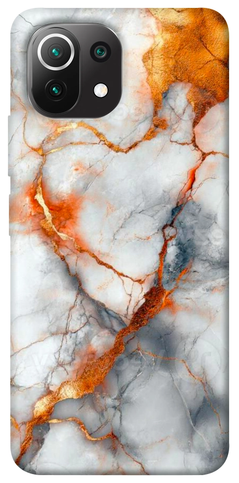 Чехол Lava marble для Xiaomi Mi 11 Lite