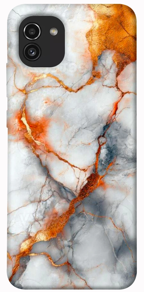 Чехол Lava marble для Galaxy A03
