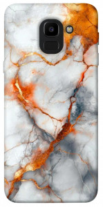 Чехол Lava marble для Galaxy J6 (2018)