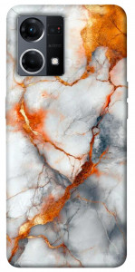 Чехол Lava marble для Oppo Reno 7 4G