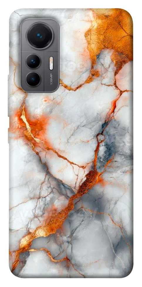 Чехол Lava marble для Xiaomi 12 Lite