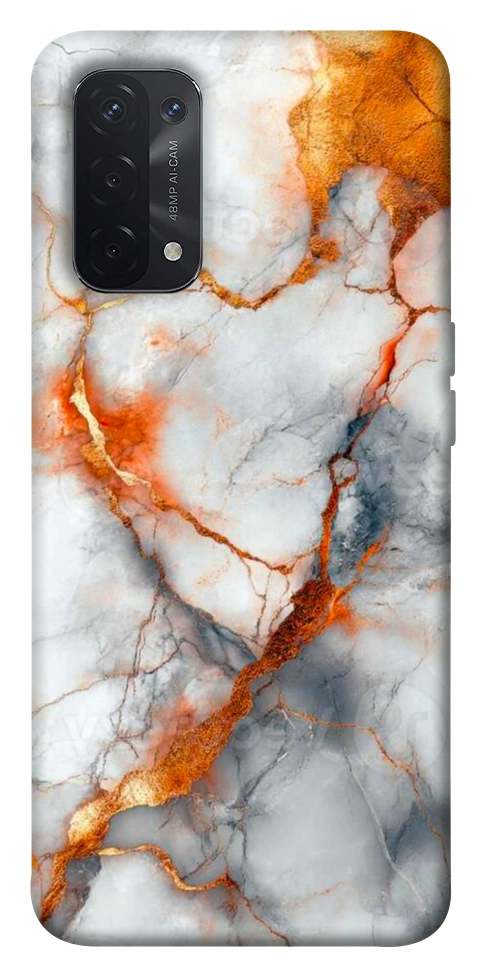 Чехол Lava marble для Oppo A74 5G