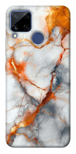 Чехол Lava marble для Realme C15