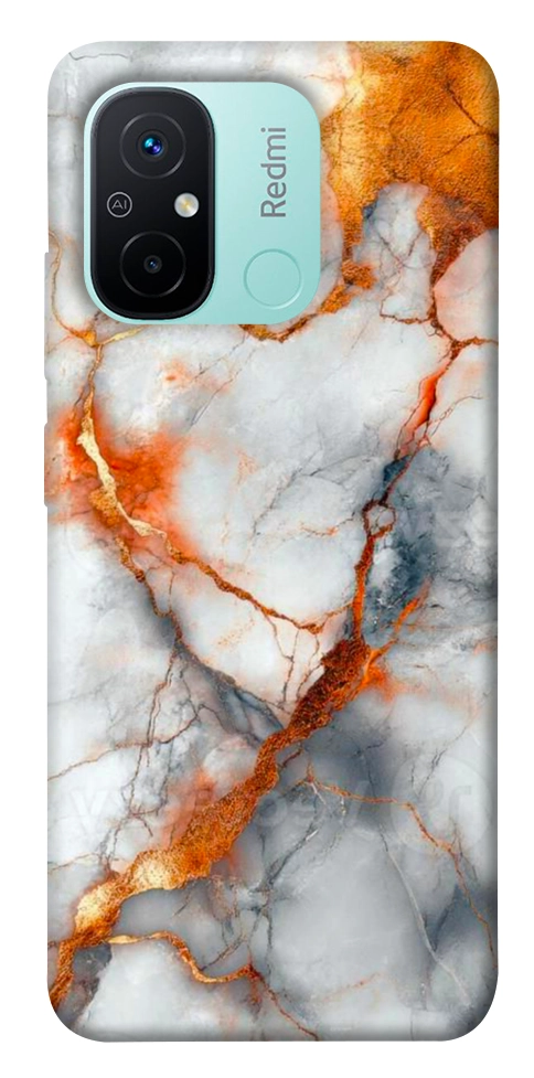 Чехол Lava marble для Xiaomi Redmi 12C