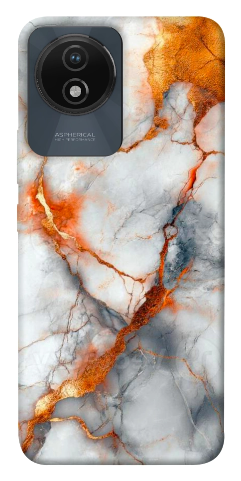 Чехол Lava marble для Vivo Y02