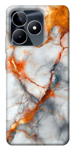 Чехол Lava marble для Realme C53