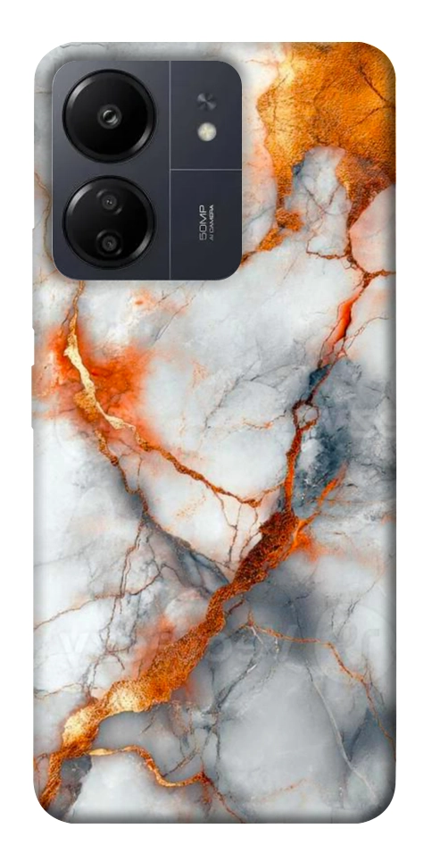 Чехол Lava marble для Xiaomi Redmi 13C
