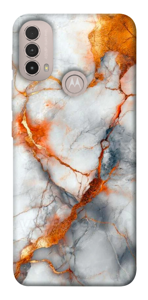 Чехол Lava marble для Motorola Moto E30