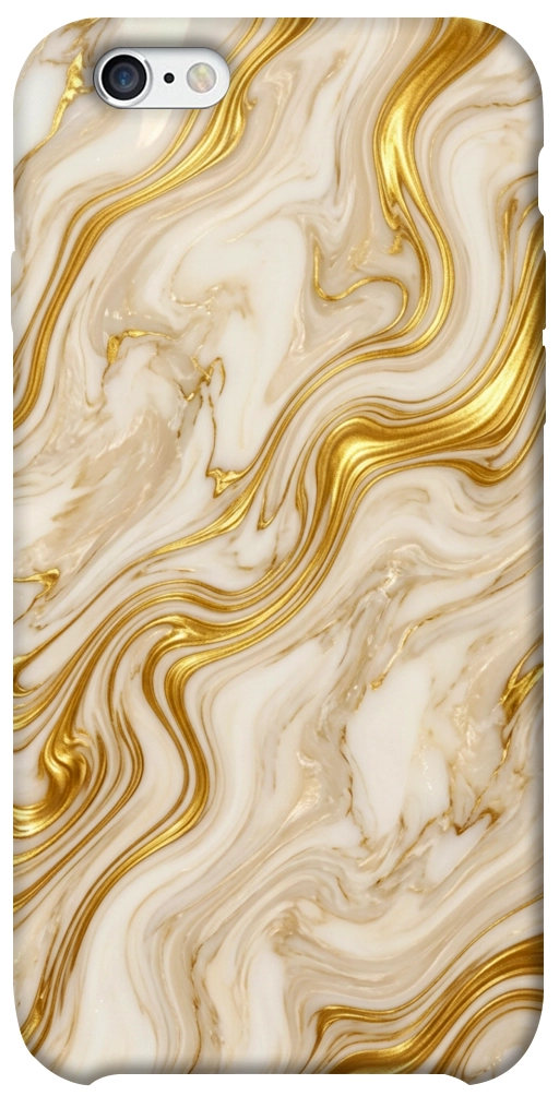 Чехол Liquid gold marble для iPhone 6