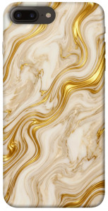 Чехол Liquid gold marble для iPhone 8 plus (5.5")