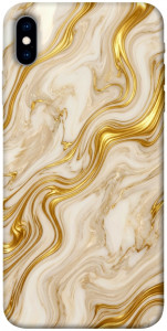 Чохол Liquid gold marble для iPhone X