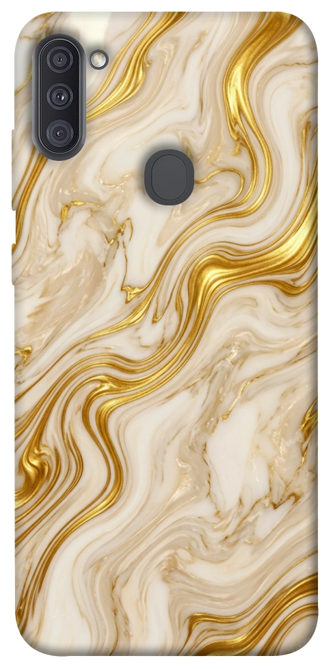 Чохол Liquid gold marble для Galaxy A11 (2020)
