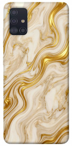 Чохол Liquid gold marble для Galaxy A51 (2020)