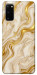 Чехол Liquid gold marble для Galaxy S20 (2020)