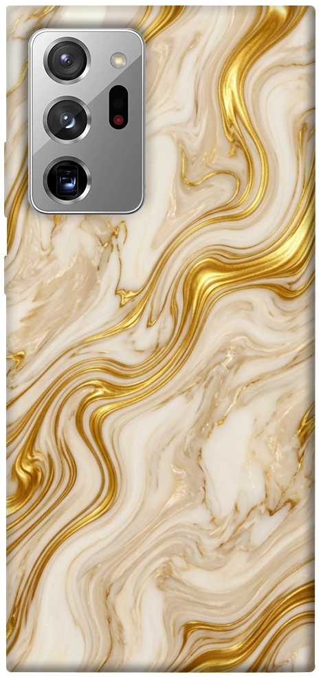 Чехол Liquid gold marble для Galaxy Note 20 Ultra
