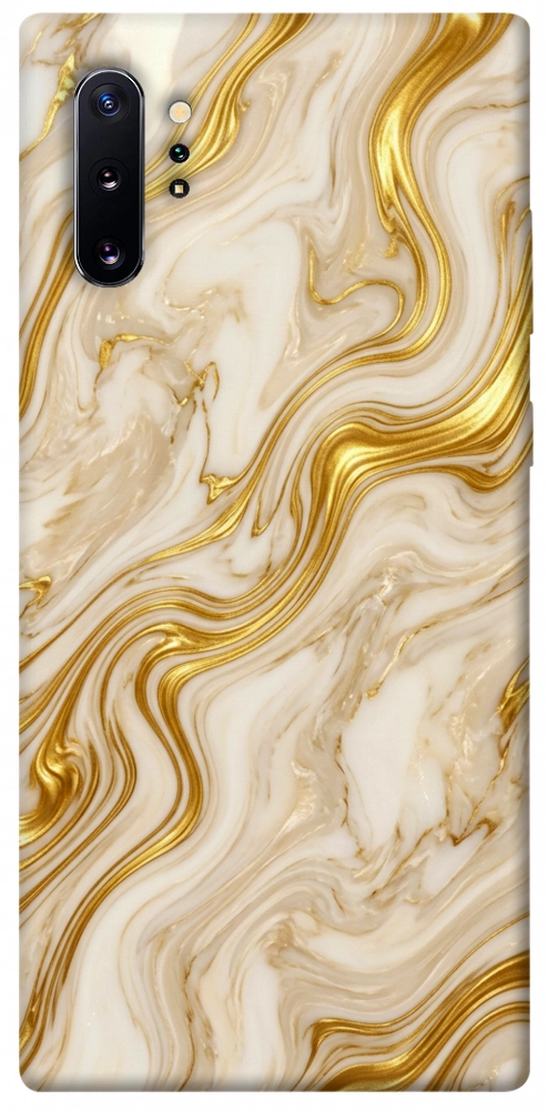 Чохол Liquid gold marble для Galaxy Note 10+ (2019)