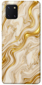 Чехол Liquid gold marble для Galaxy Note 10 Lite (2020)