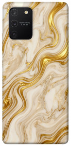 Чехол Liquid gold marble для Galaxy S10 Lite (2020)
