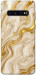 Чехол Liquid gold marble для Galaxy S10 (2019)