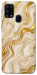 Чехол Liquid gold marble для Galaxy M31 (2020)