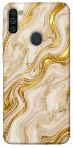 Чехол Liquid gold marble для Galaxy M11 (2020)