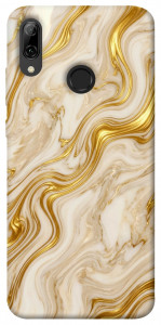 Чехол Liquid gold marble для Huawei P Smart (2019)