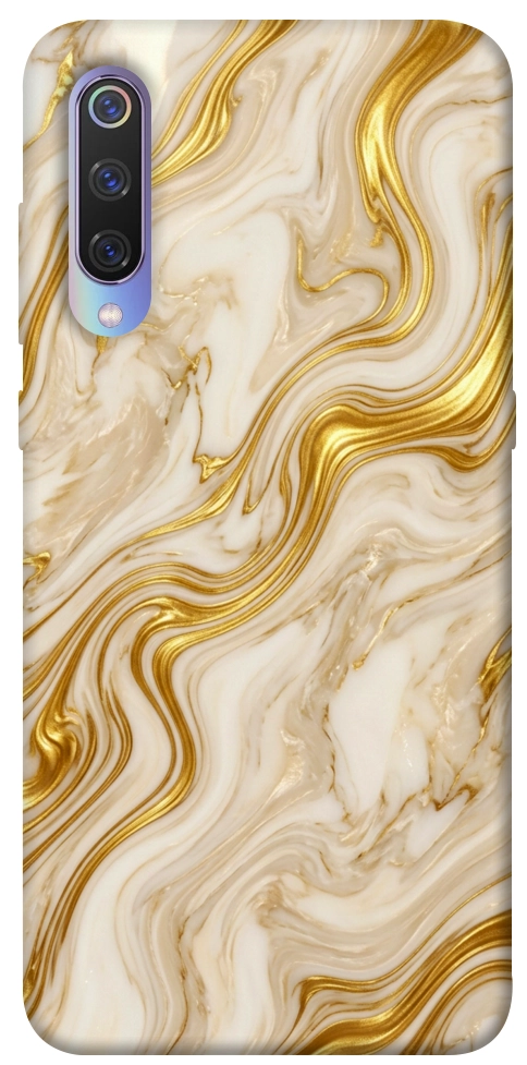 Чохол Liquid gold marble для Xiaomi Mi 9