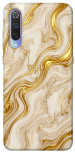 Чехол Liquid gold marble для Xiaomi Mi 9