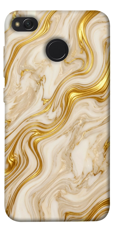 Чехол Liquid gold marble для Xiaomi Redmi 4X