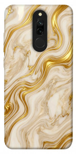 Чехол Liquid gold marble для Xiaomi Redmi 8