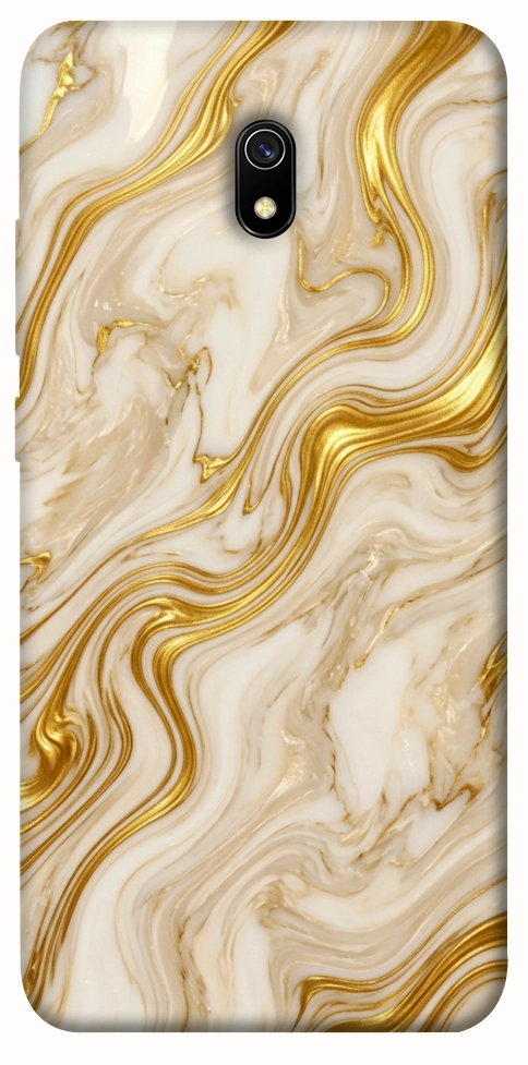 Чехол Liquid gold marble для Xiaomi Redmi 8a