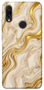 Чехол Liquid gold marble для Xiaomi Redmi Note 7S