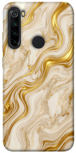 Чехол Liquid gold marble для Xiaomi Redmi Note 8