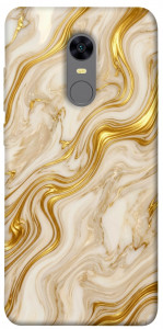 Чехол Liquid gold marble для Xiaomi Redmi 5 Plus