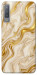 Чехол Liquid gold marble для Galaxy A7 (2018)