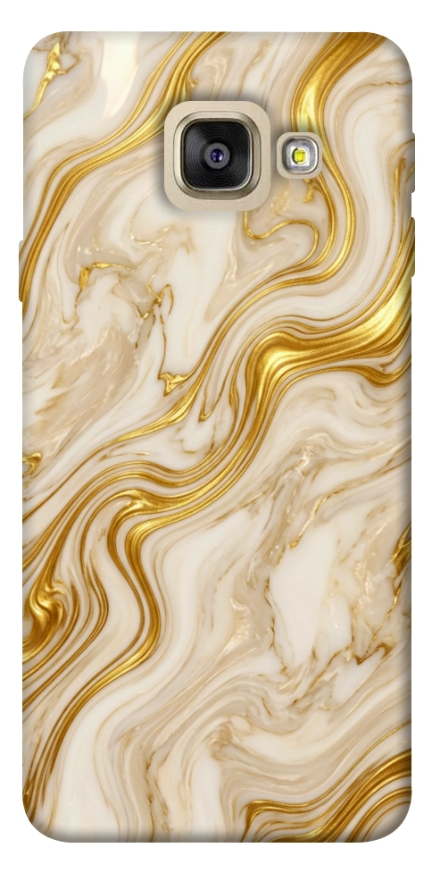 Чехол Liquid gold marble для Galaxy A5 (2017)