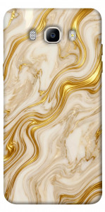 Чехол Liquid gold marble для Galaxy J7 (2016)