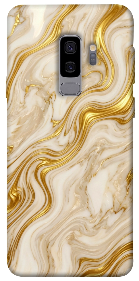 Чохол Liquid gold marble для Galaxy S9+
