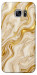 Чохол Liquid gold marble для Galaxy S7 Edge